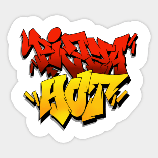 Pizza Hut Graffiti Sticker